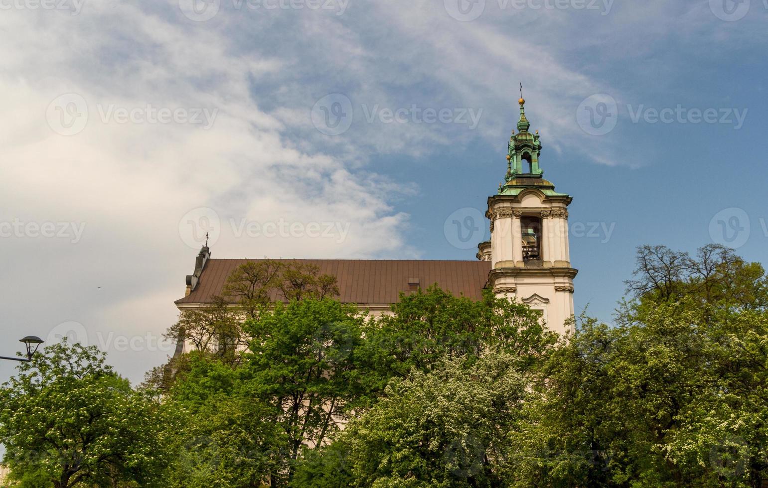 catedral en el casco antiguo de cracovia foto