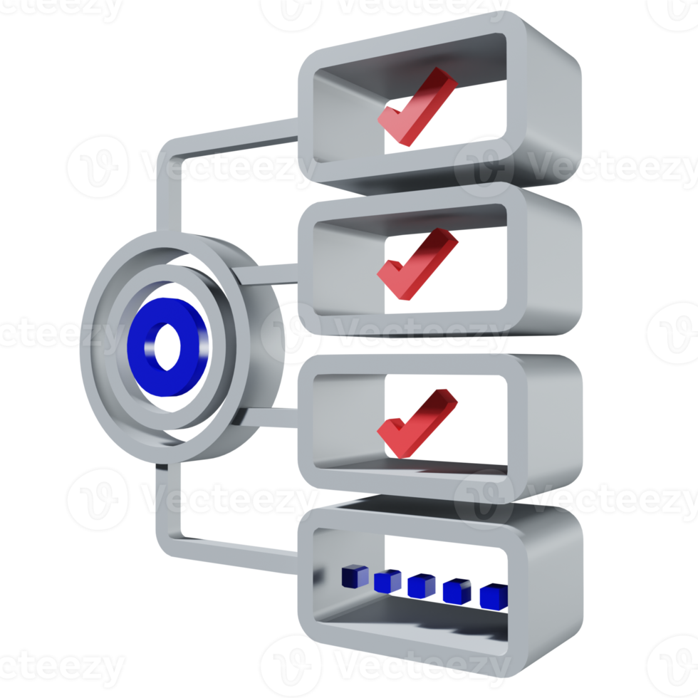 3D Icon Database PNG Transparent.