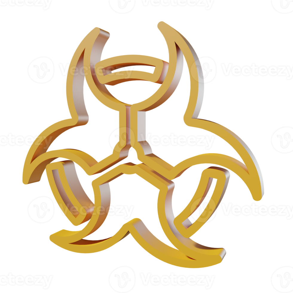 nucleare 3d icona png trasparente