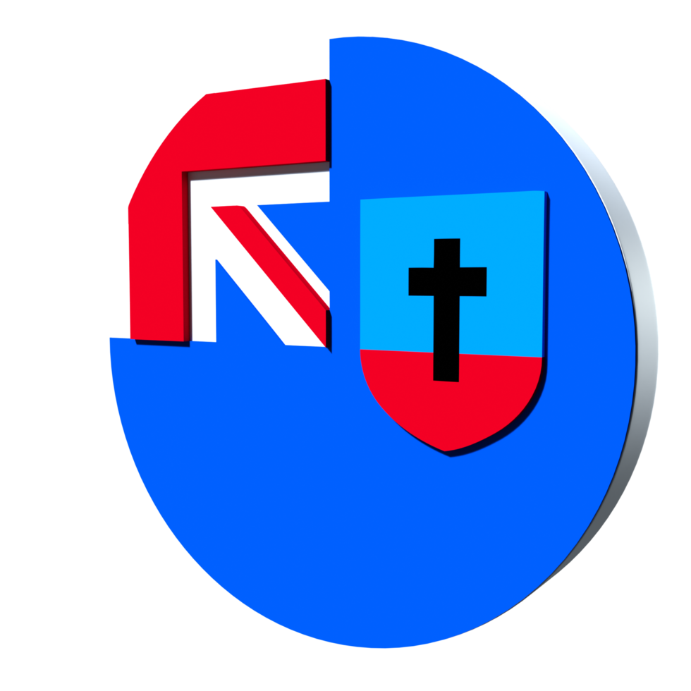 montserrat-flagge 3d-symbol png transparent