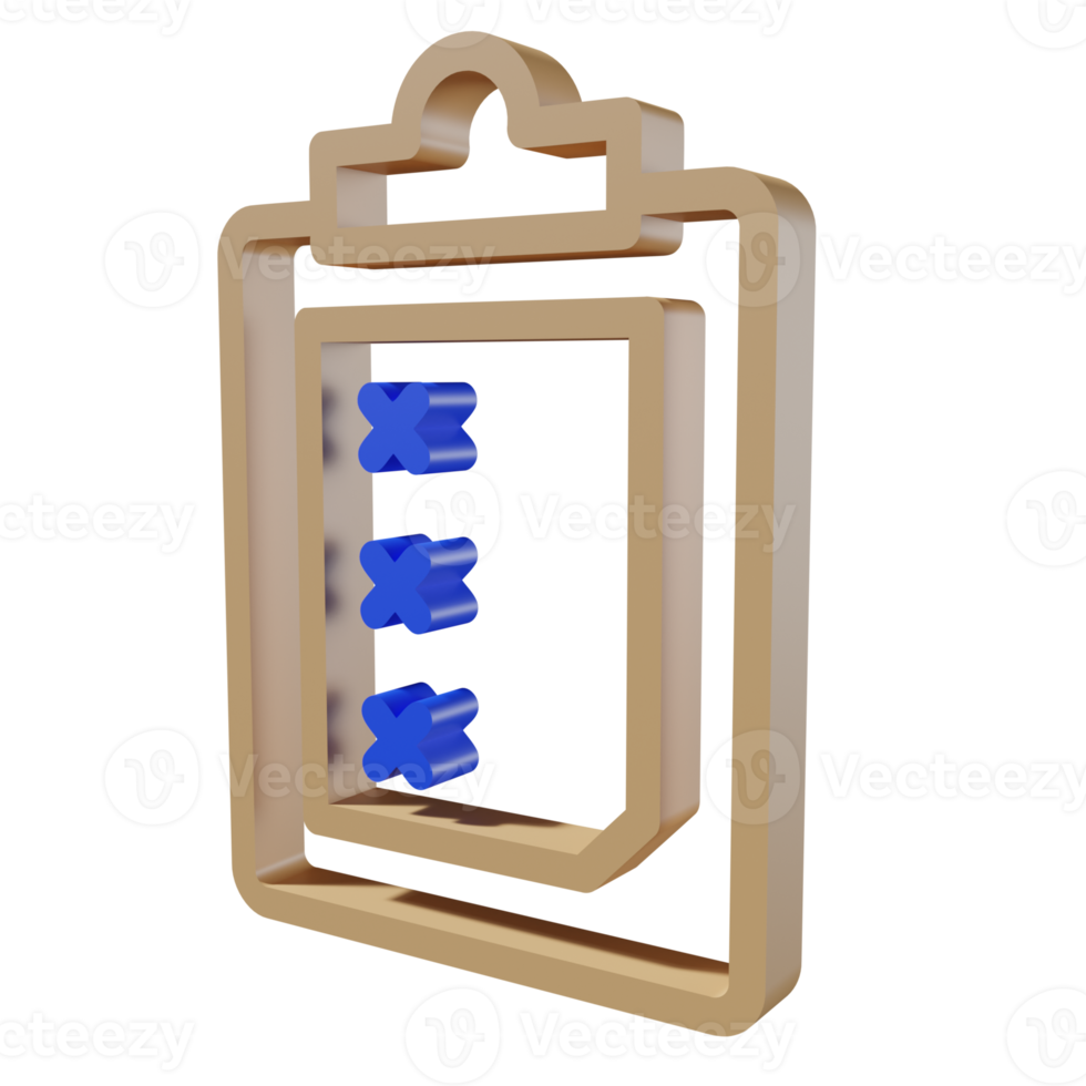 Back to school 3D icon PNG transparent.