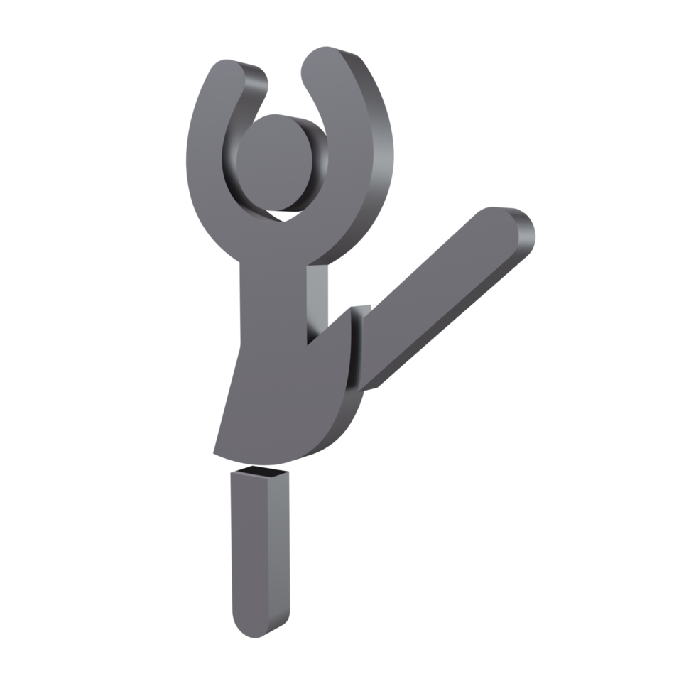 Humans 3D icon png transparent