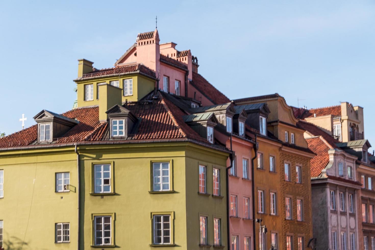 Castle Square in Warsaw, Poland photo