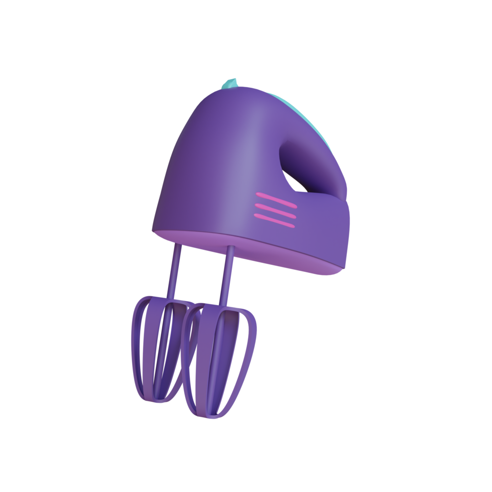 3d Render bread mixer object png