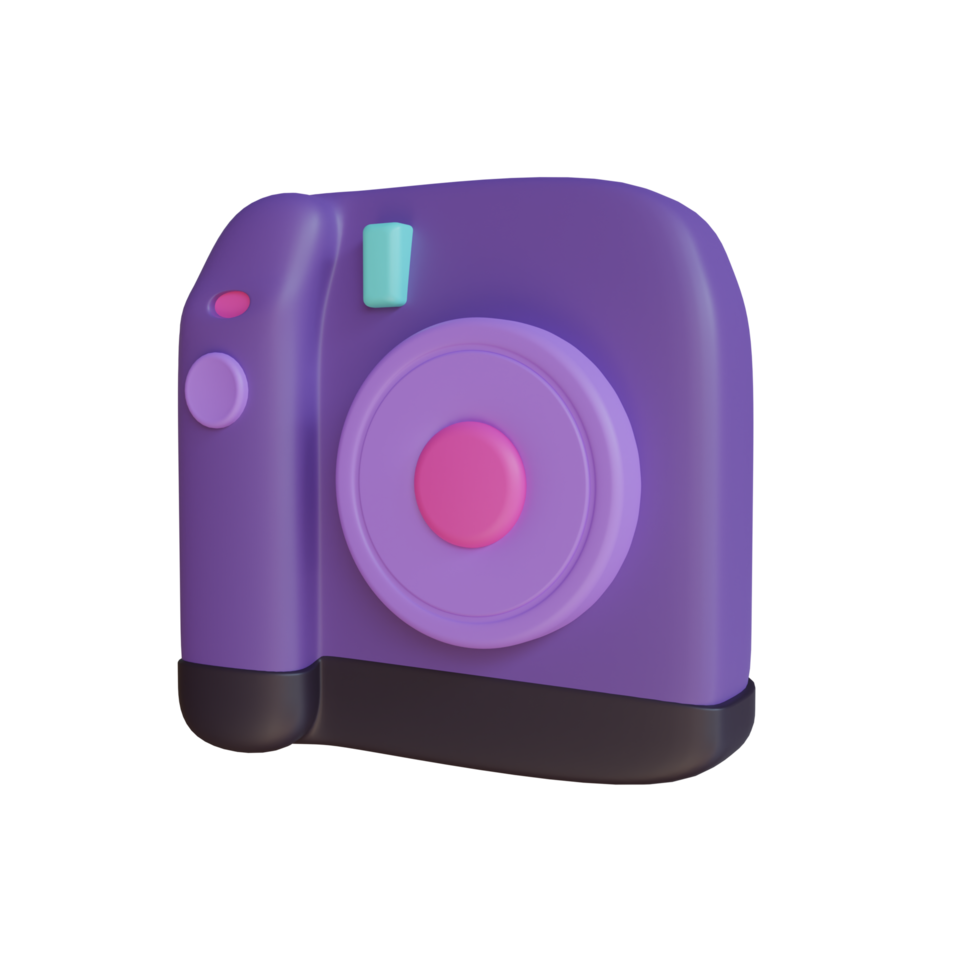 3D render camera-object png