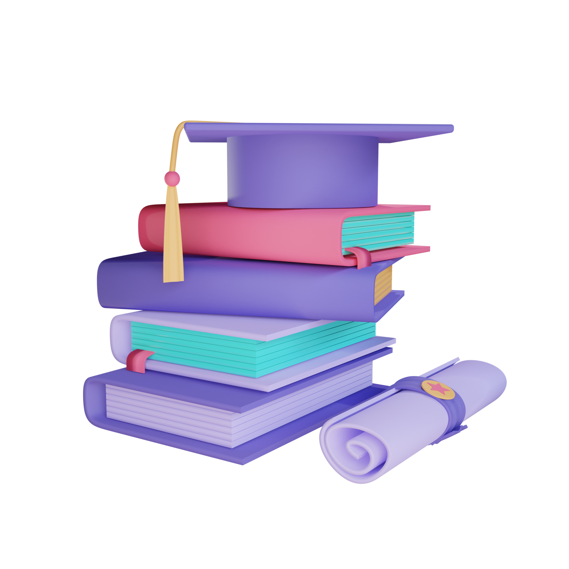 Free 3d education degree illustration with transparent background 8497262  PNG with Transparent Background