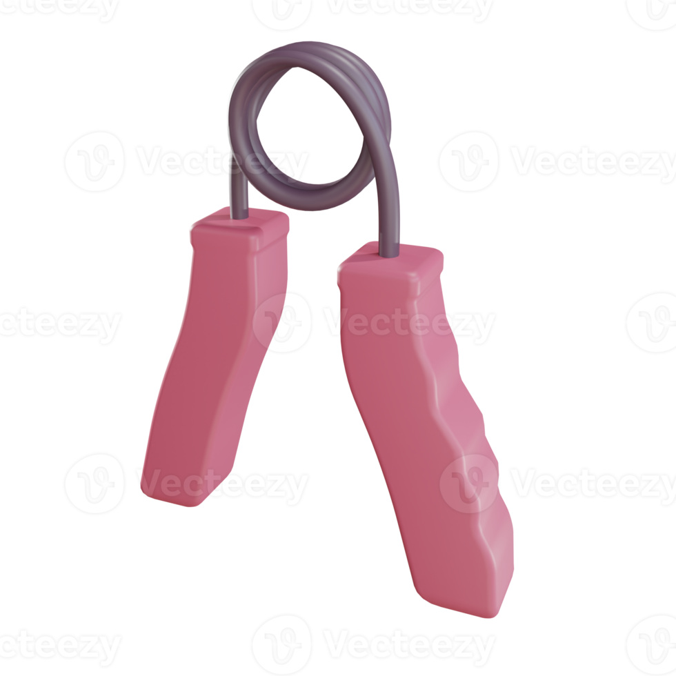 3d Hand Gripper object with transparent background png