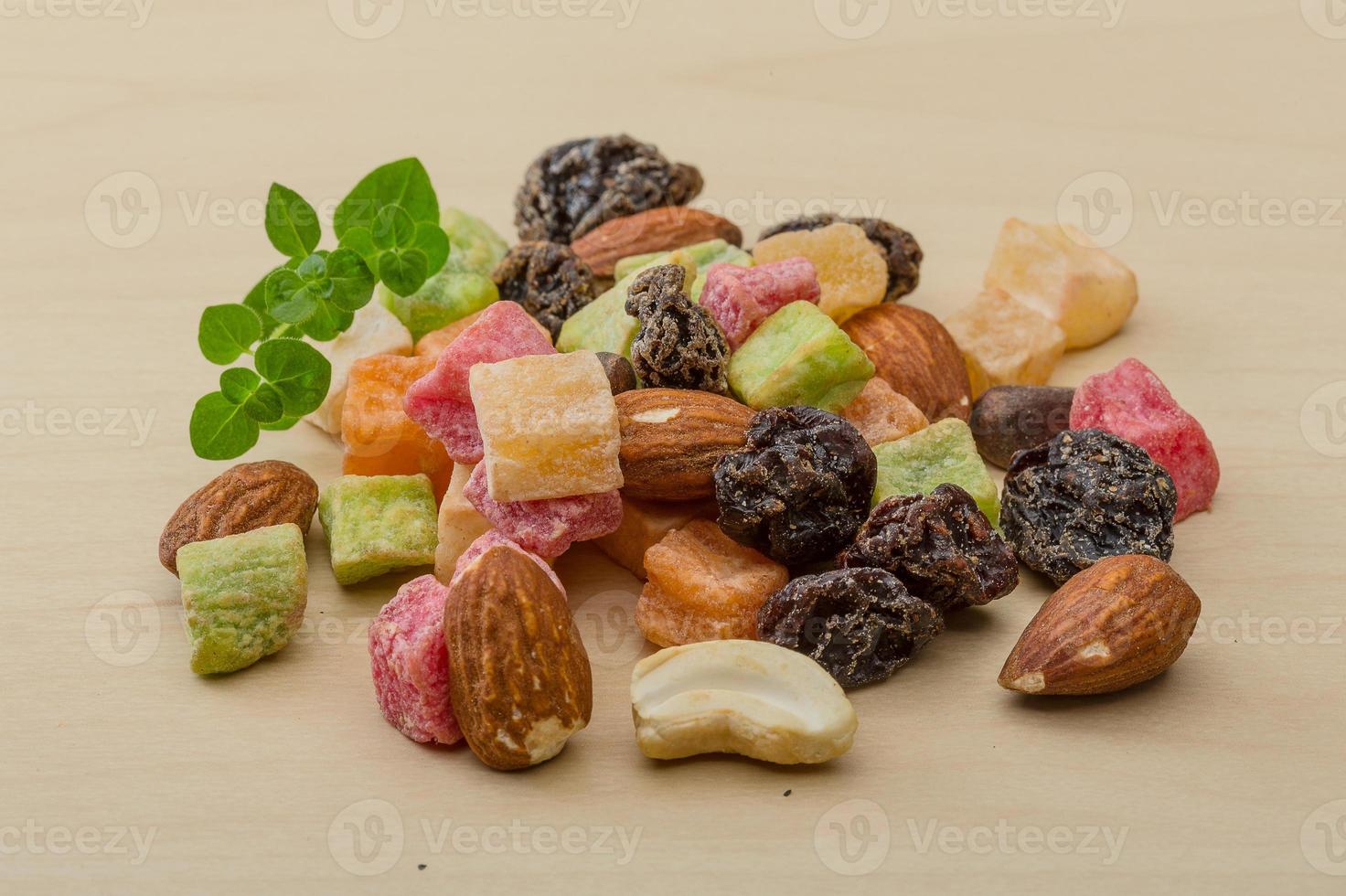 Nuts and dry fruits mix photo