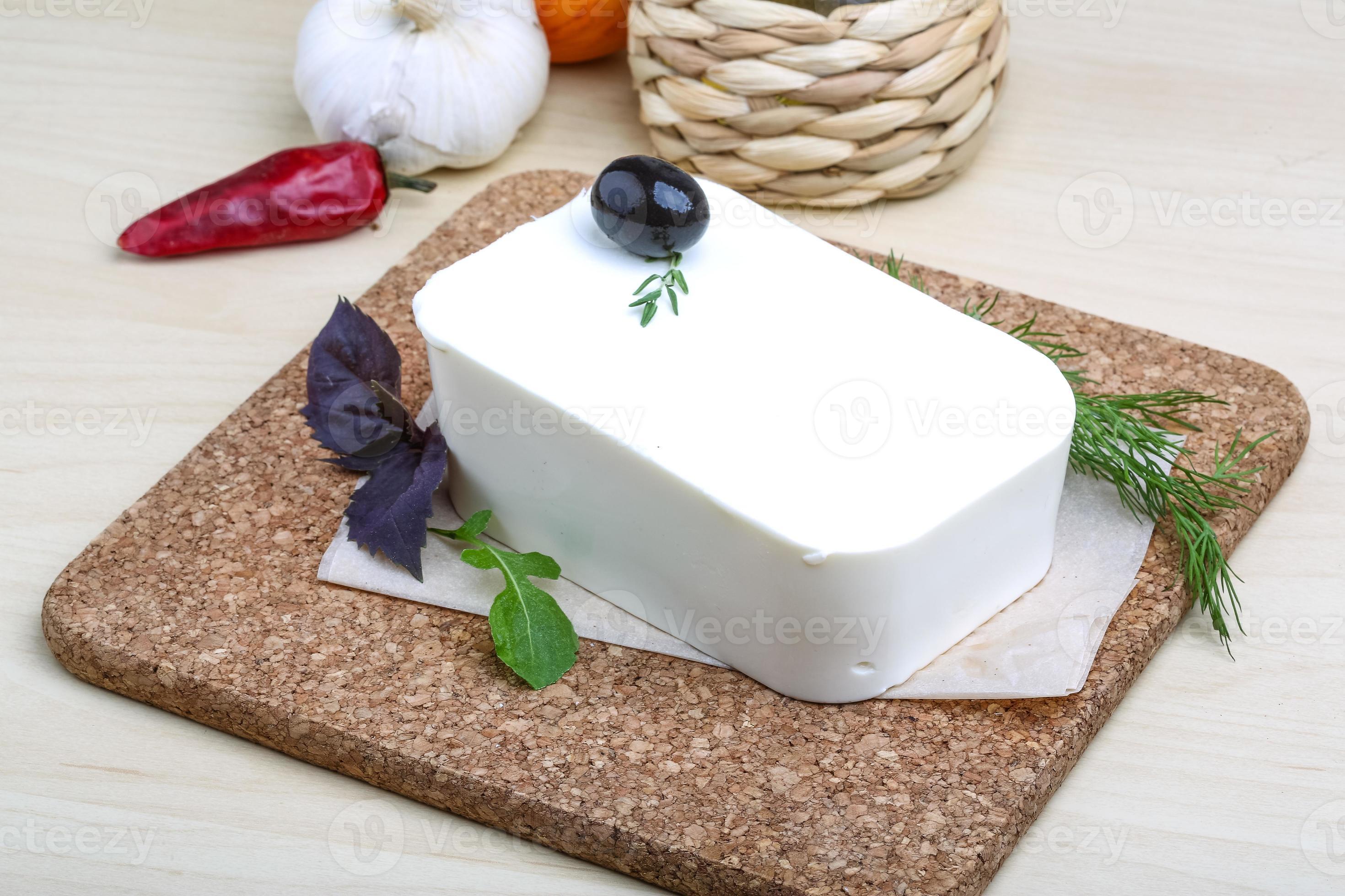 Feta cheese chunk 8497720 Stock Photo at Vecteezy