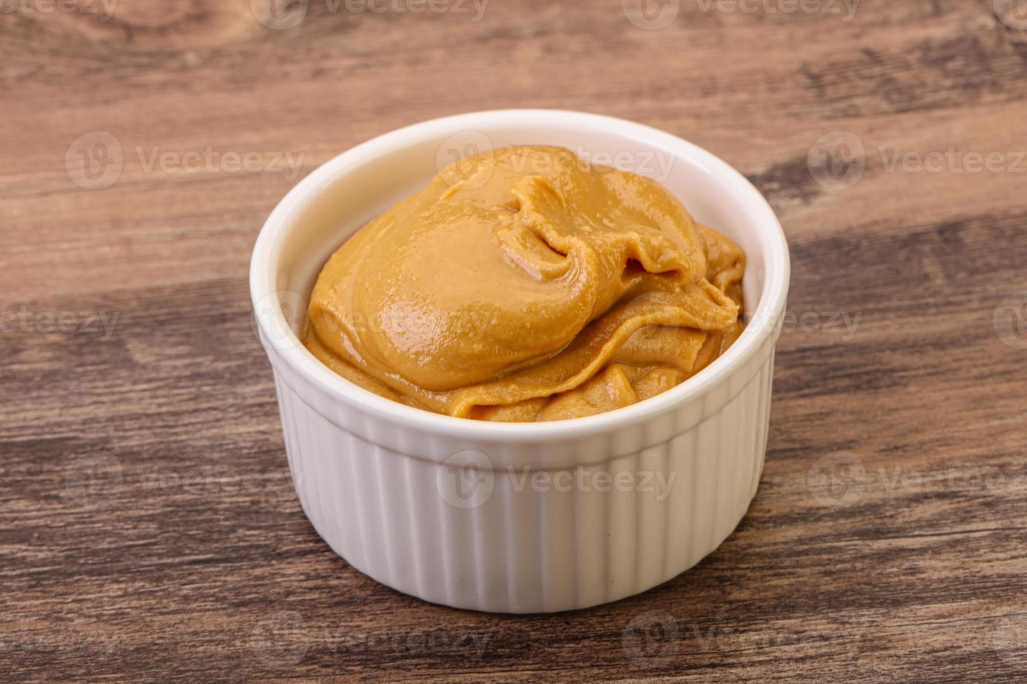 Peanut butter in the bowl photo