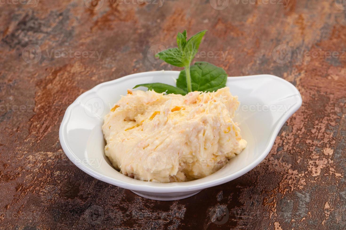 Curd with dry apricot photo