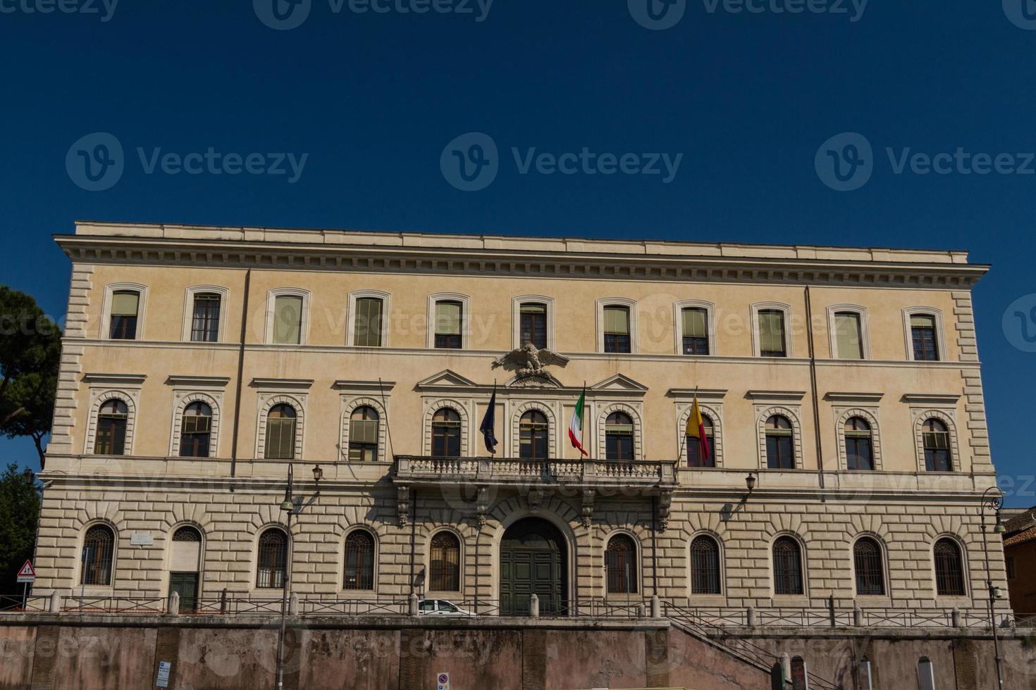 Rome, Italy. Typical architectural details of the old city photo