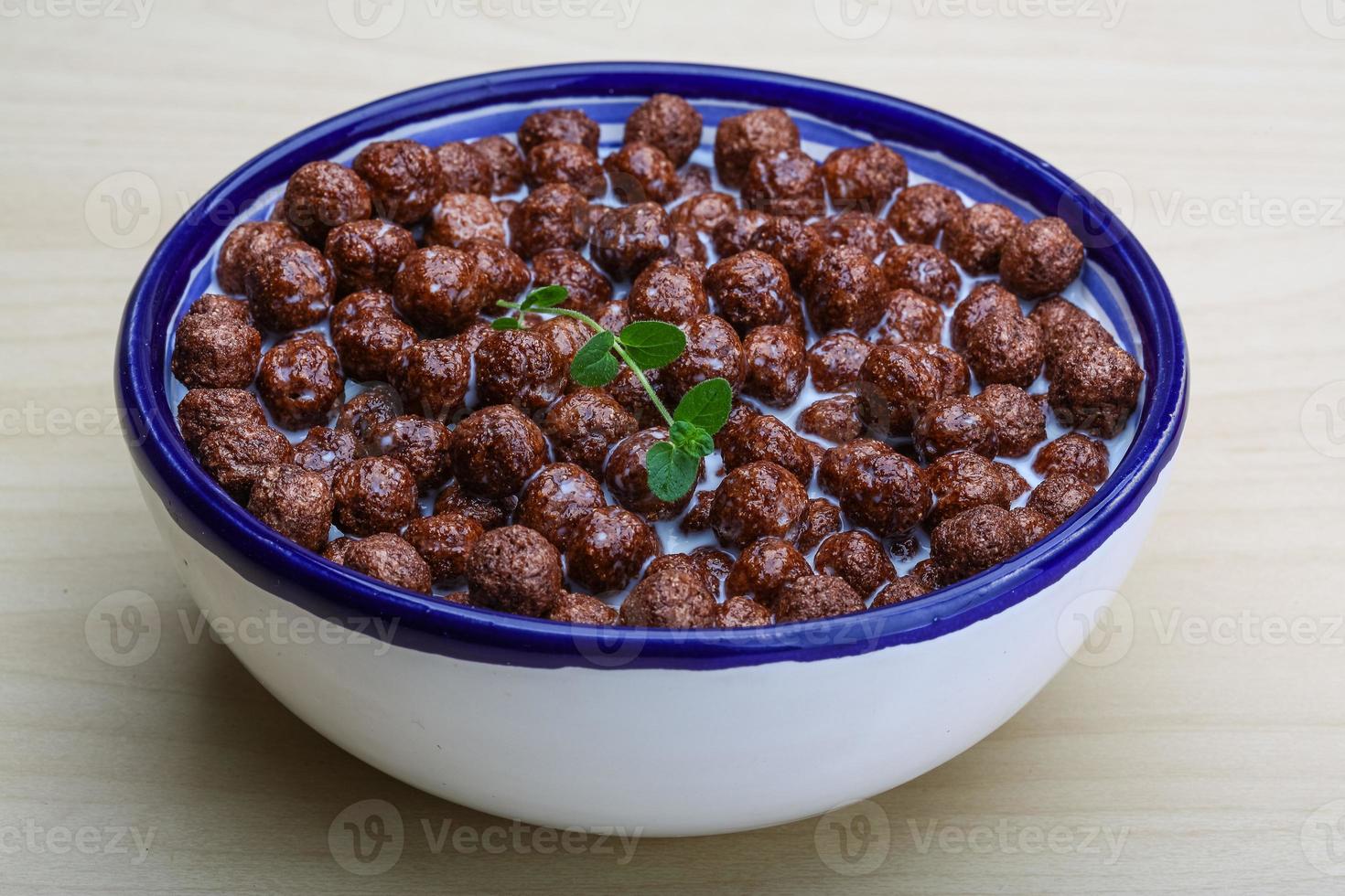 Chocolate cereal balls photo