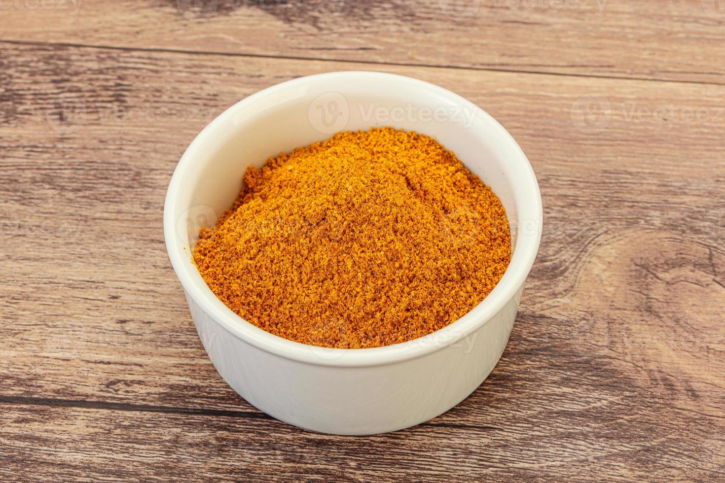 Indian traditional spices - Curry powder photo