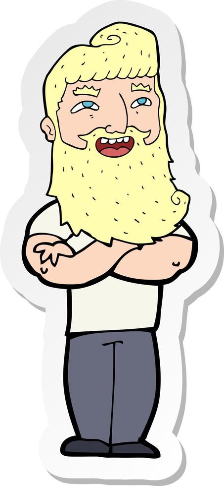 sticker of a cartoon proud man 8499723 Vector Art at Vecteezy sticker of a cartoon proud man 8499723 Vector Art at Vecteezy