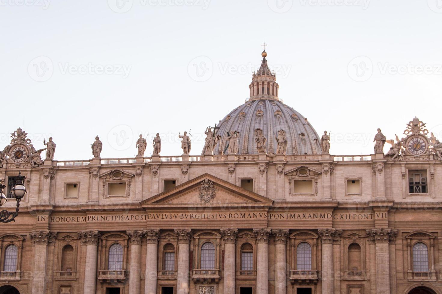 basílica de san pietro, vaticano, roma, italia foto