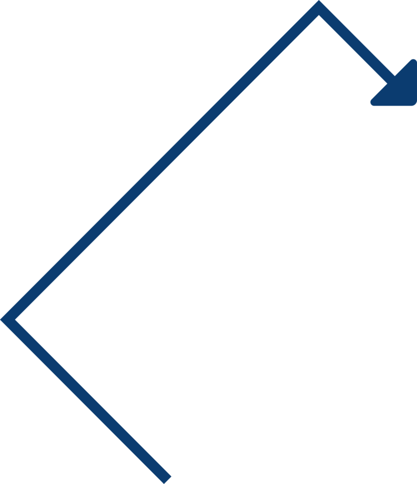 forma de línea de flecha png