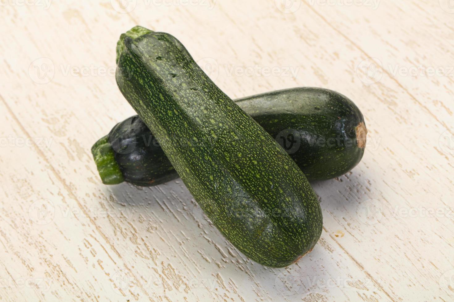 Raw ripe zucchini photo