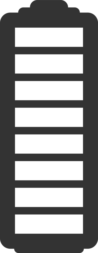 Battery charge level png illustration