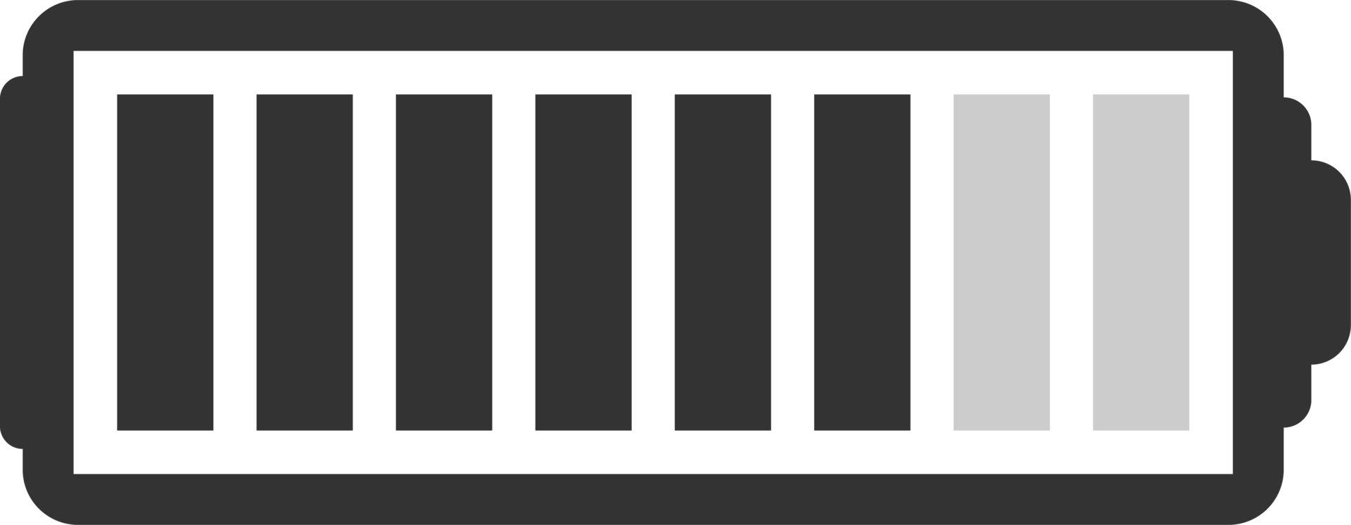 Battery charge level png illustration