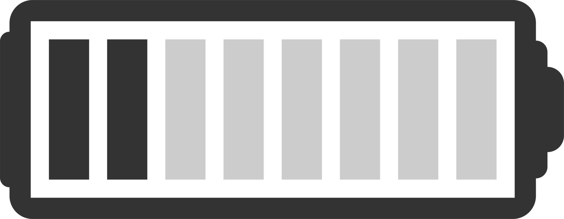 Battery charge level png illustration