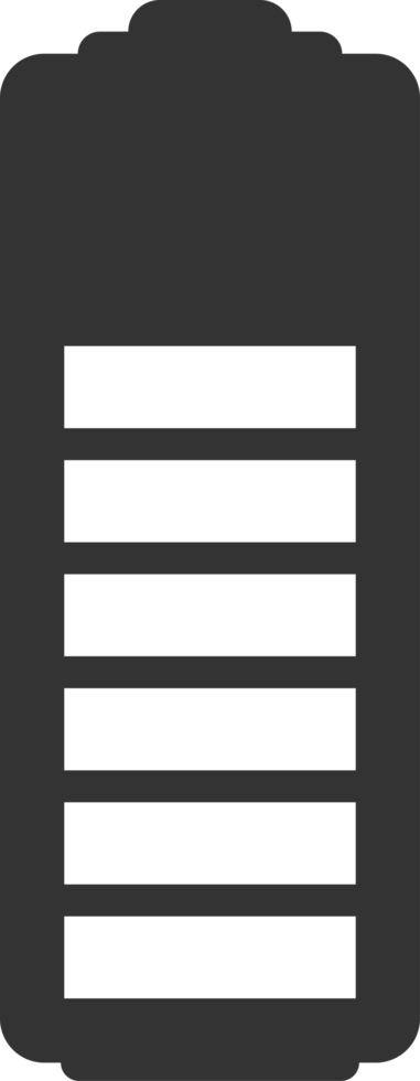 Battery charge level png illustration