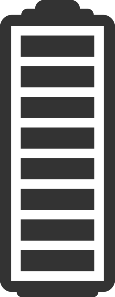 Battery charge level png illustration