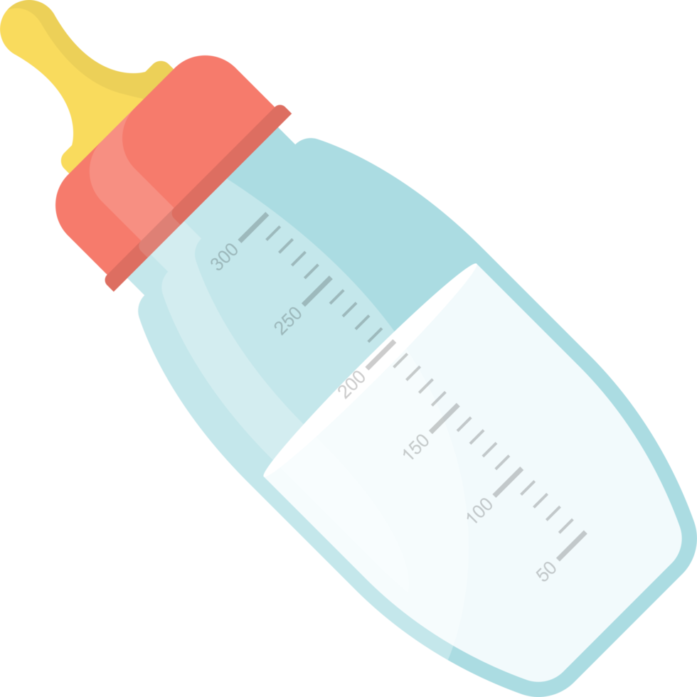 Baby milk bottle png illustration