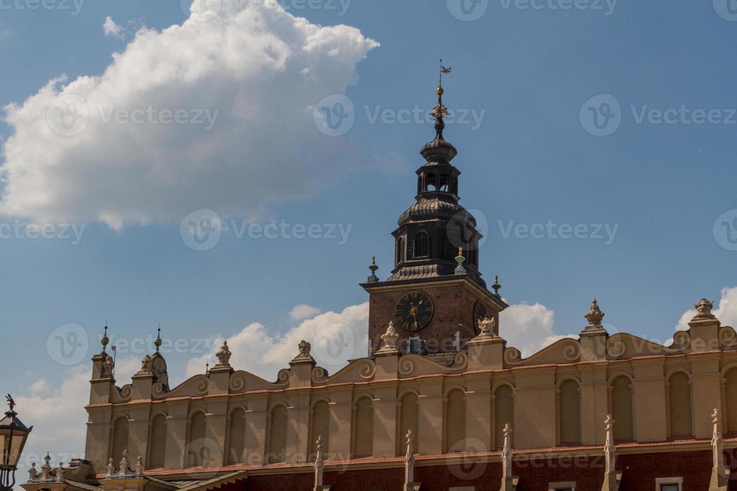 Sukiennice building in Krakow, Poland photo