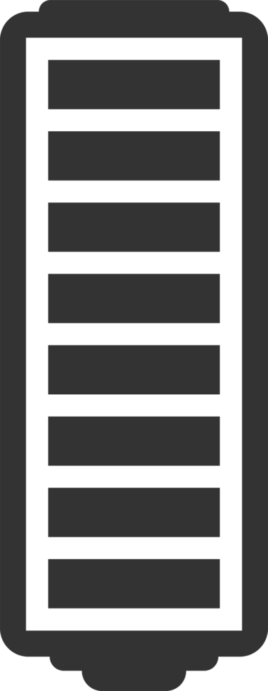 Battery charge level png illustration