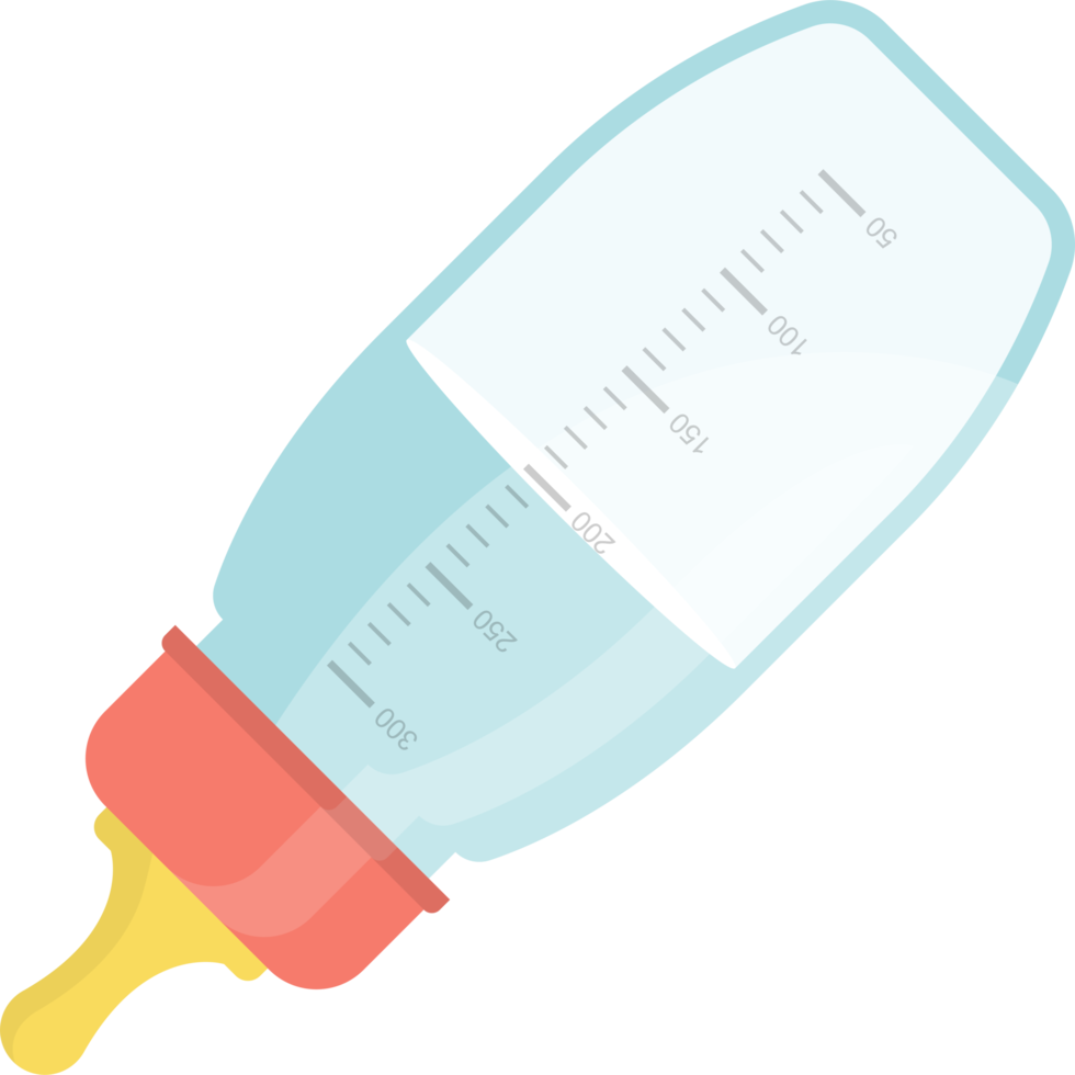 Baby milk bottle png illustration