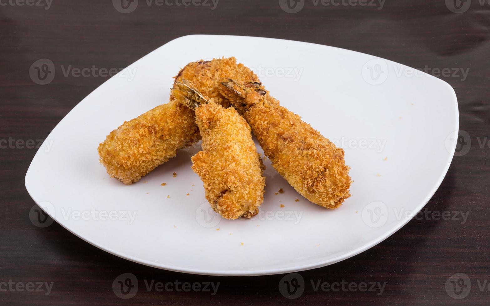 Fried prawn tempura photo