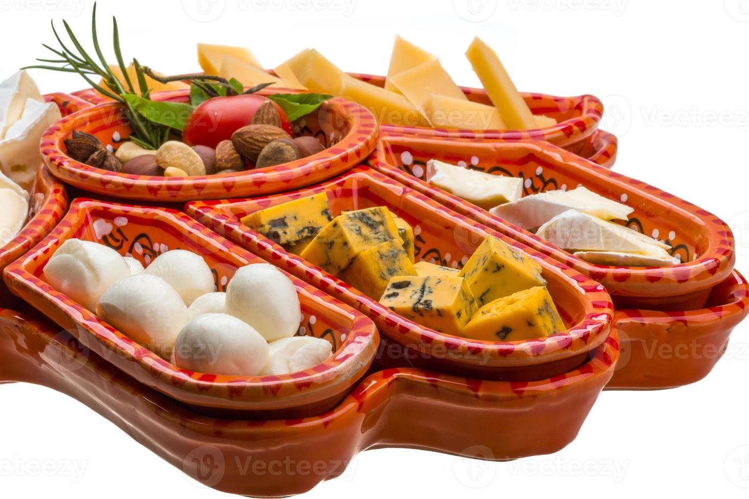 Variety cheese assortment photo