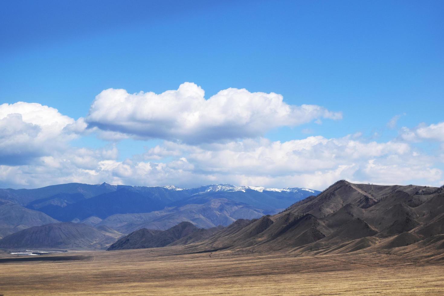 la naturaleza de siberia oriental. República de Tyva foto