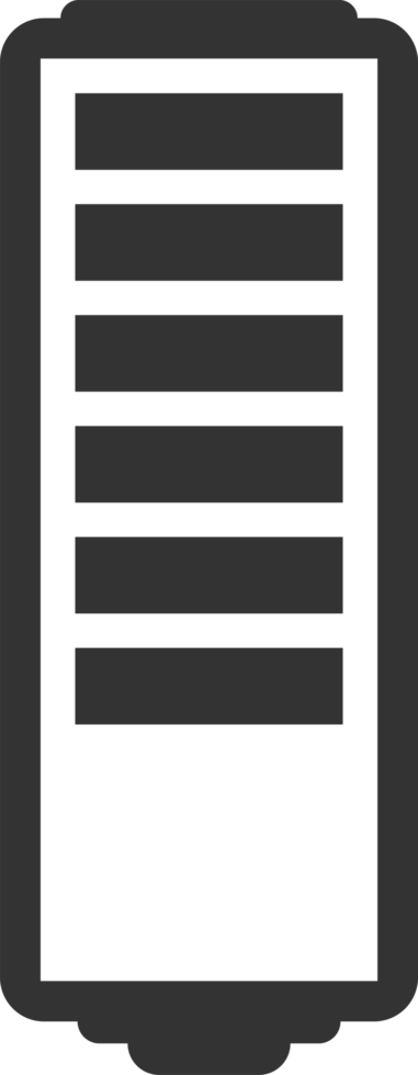 Battery charge level png illustration