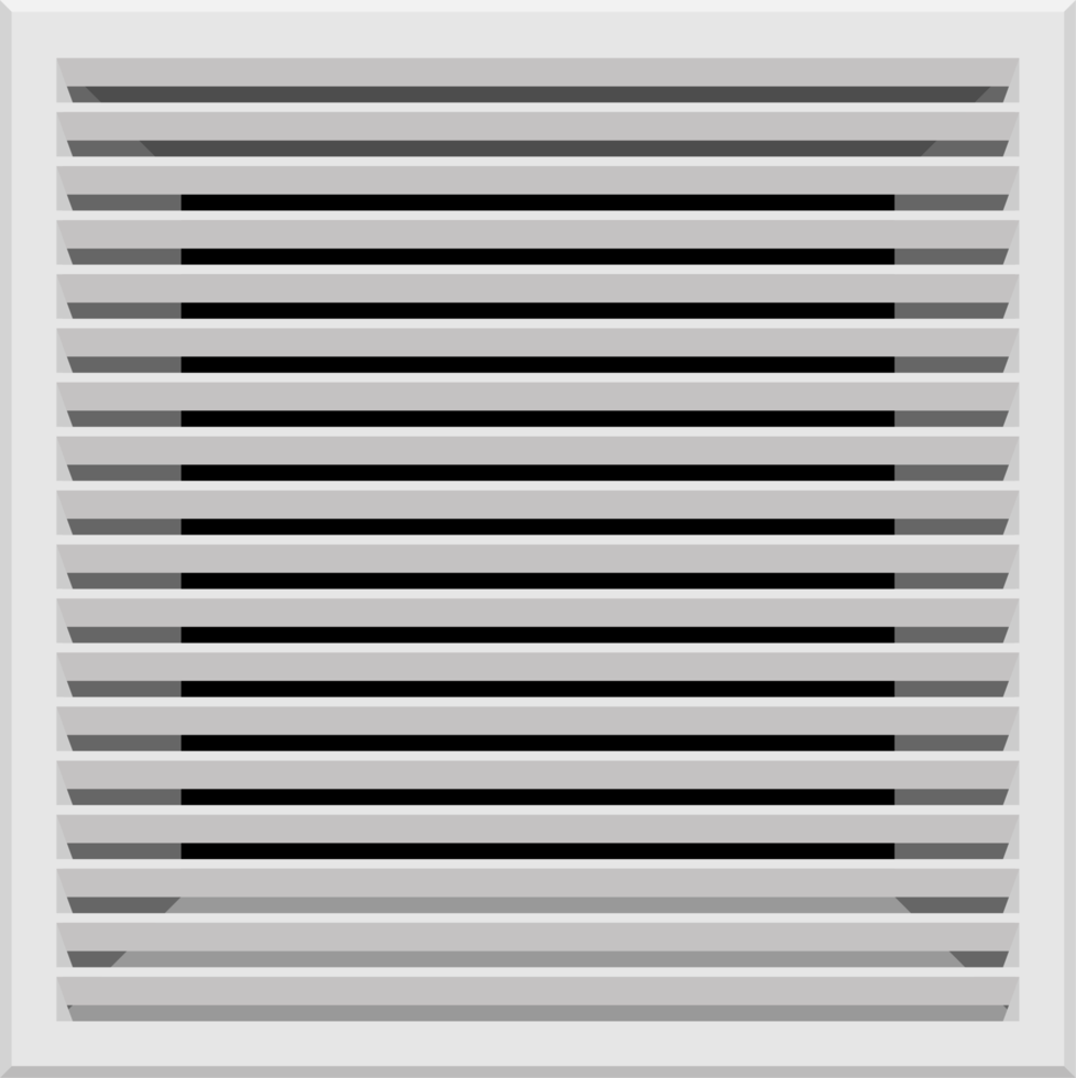 Bathroom ventilation grille illustration png