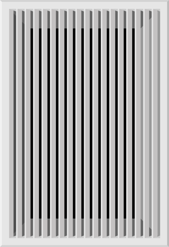 Bathroom ventilation grille illustration png