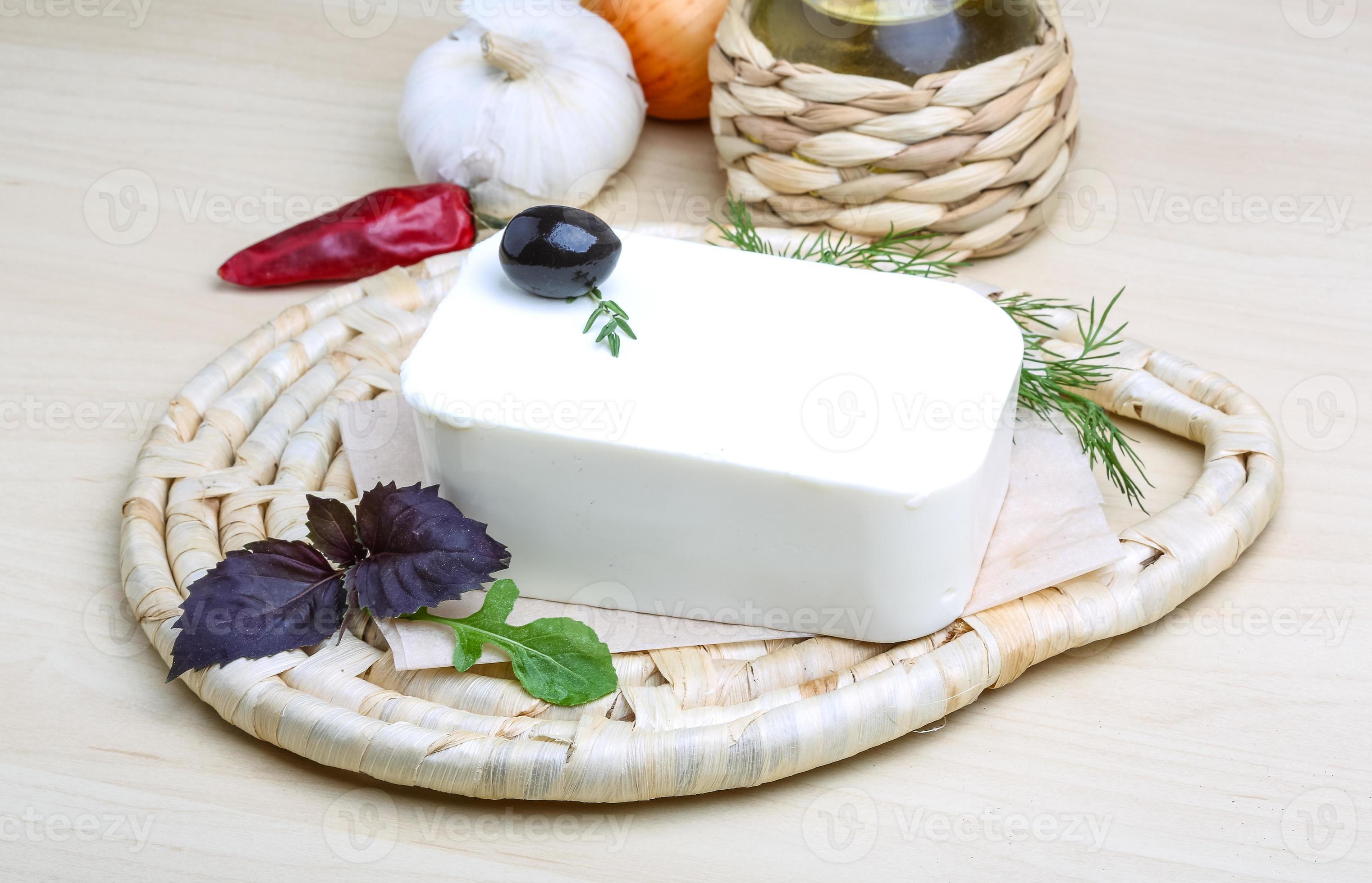 Feta cheese chunk 8501705 Stock Photo at Vecteezy