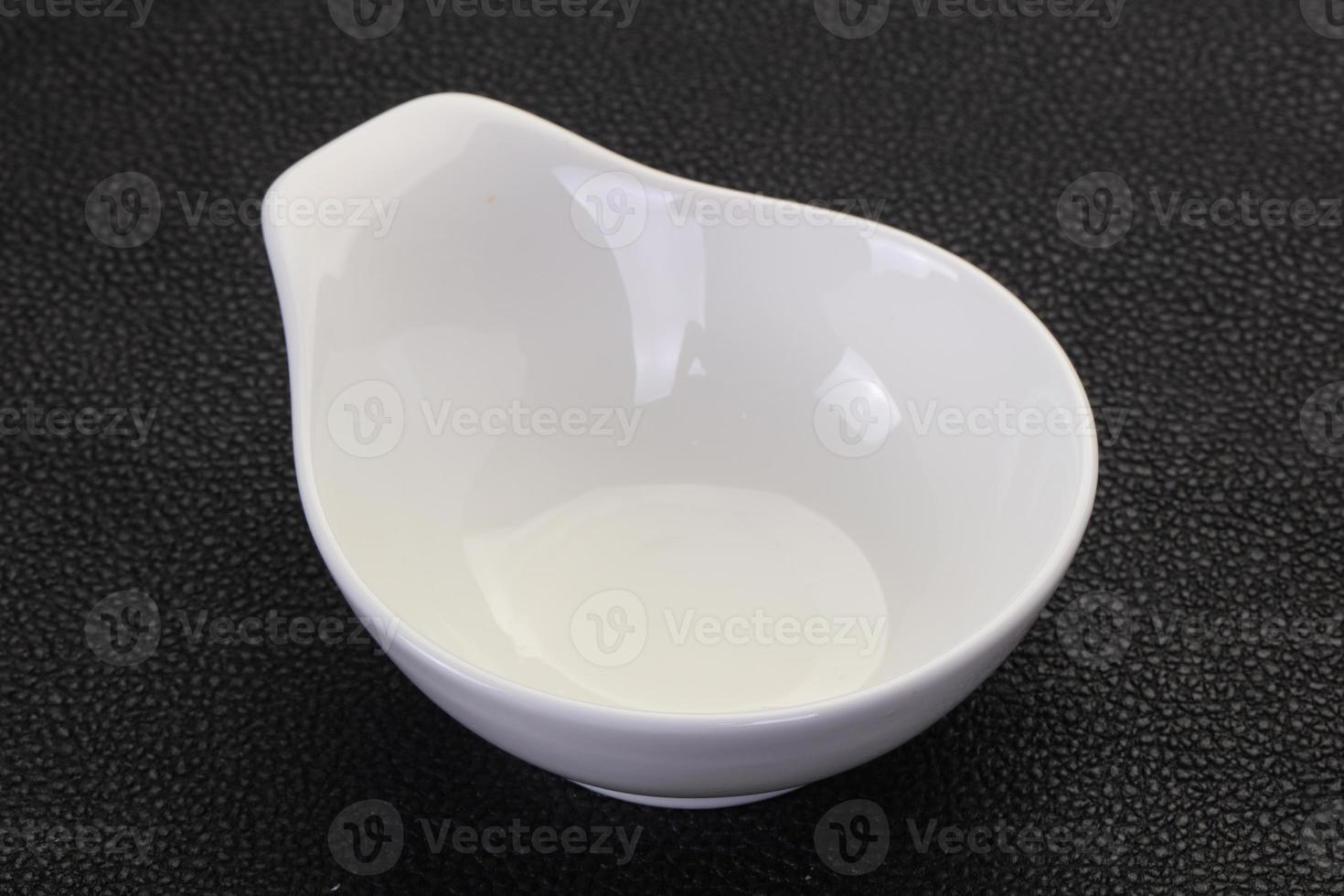 White porcelain bowl photo