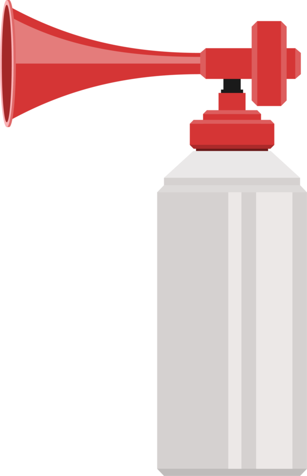 Air horn in flat style 8502001 PNG