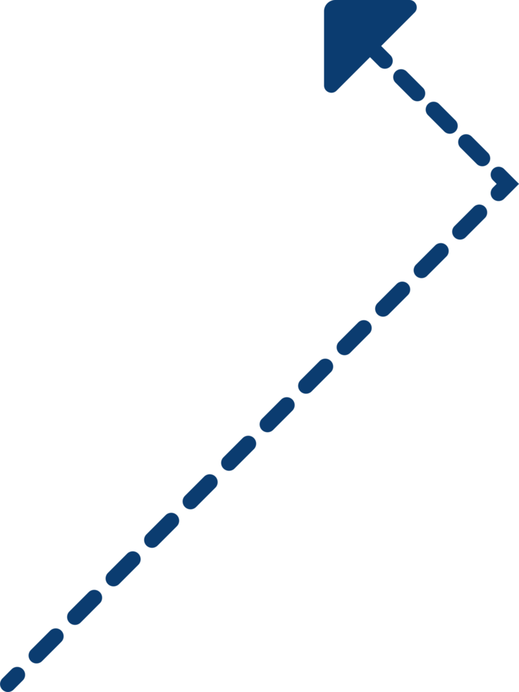 forma della linea della freccia png