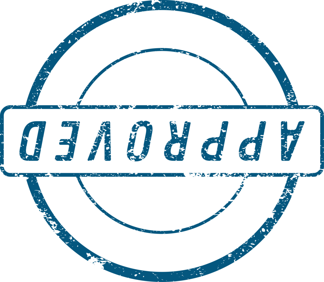 Approved stamp mark png illustration 8502087 PNG