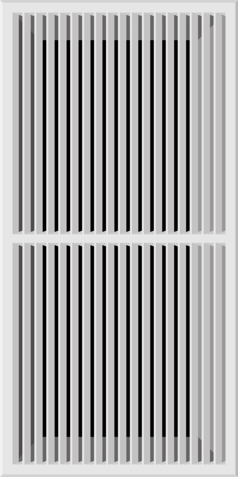 Bathroom ventilation grille illustration png