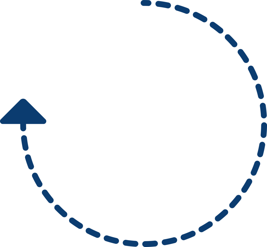 forme de ligne de flèche png