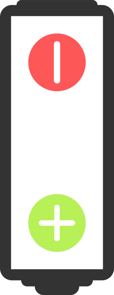 Battery charge level png illustration