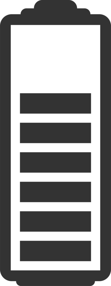 Battery charge level png illustration