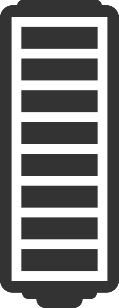 Battery charge level png illustration