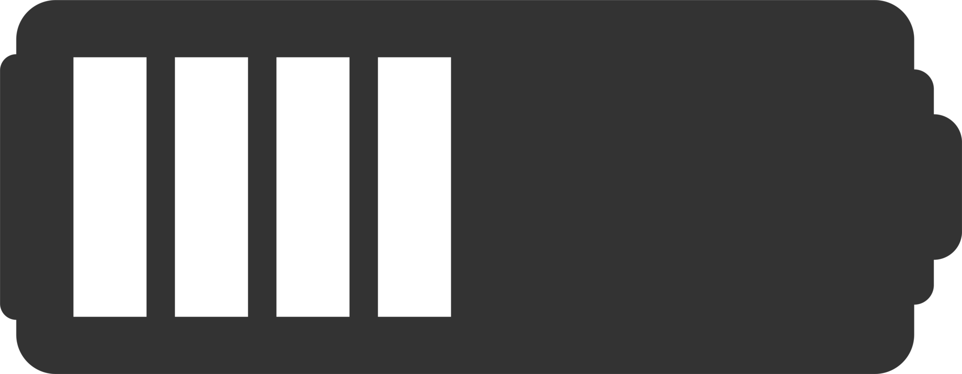 Battery charge level png illustration