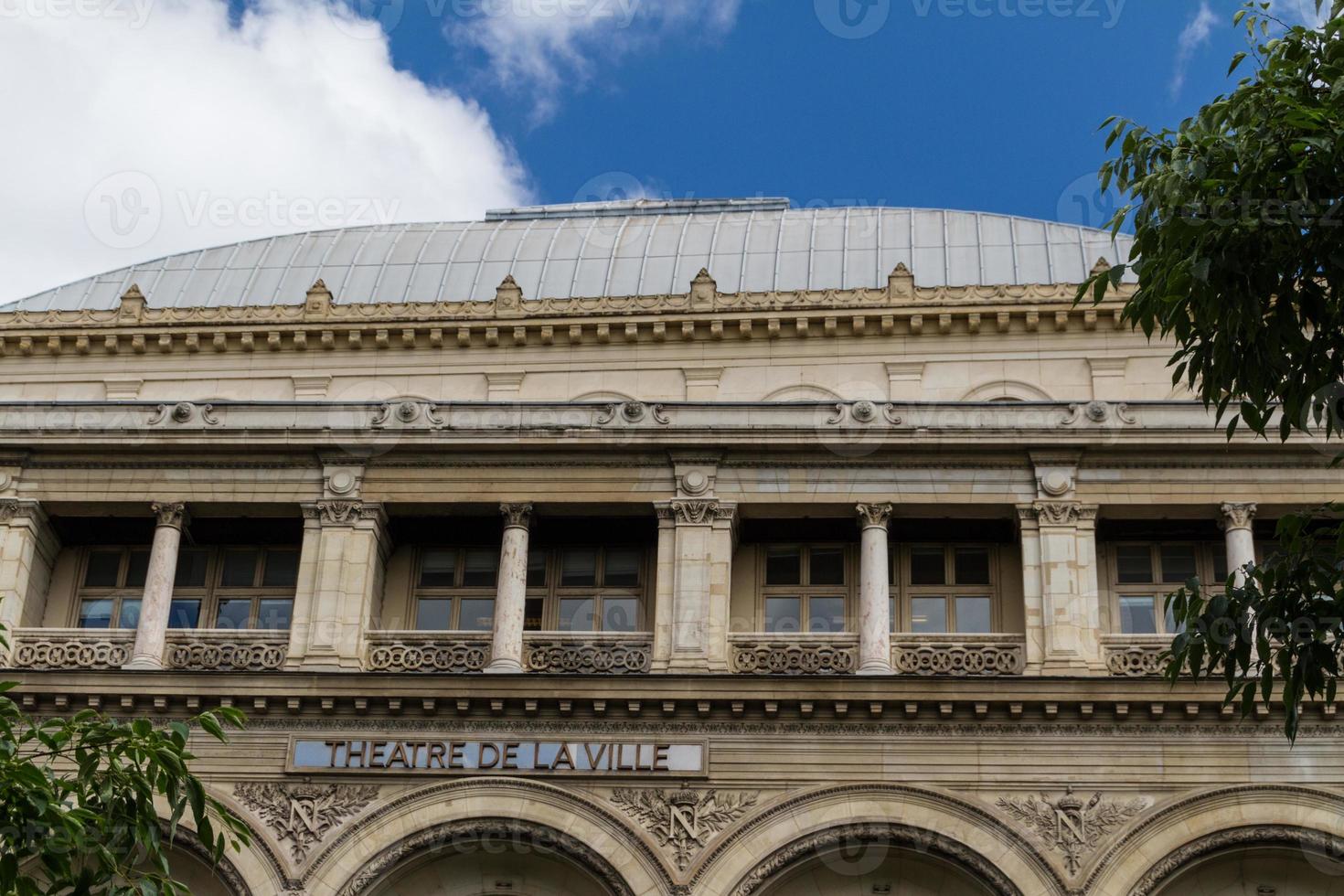 Historic building in Paris France photo