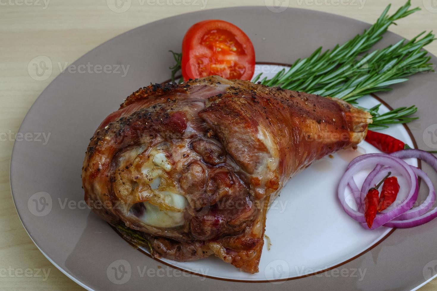 Rosted turkey leg photo